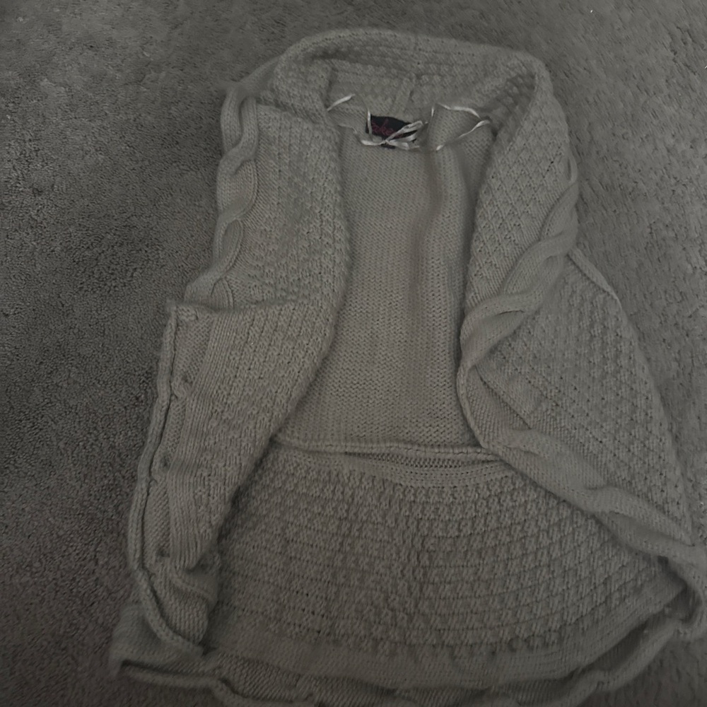 Takeout Women's Gray Cardigan Sweater